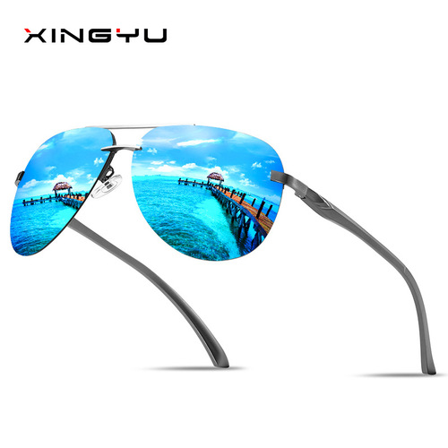 New classic polarized sunglasses series for men and women, colorful film toad mirror spring 143 sunglasses