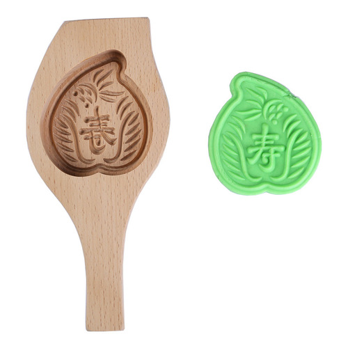 Jinqiaokai Wooden Pastry Mold Wooden Cake Mold Mid-Autumn Mooncake Mold Wholesale Baking Mold