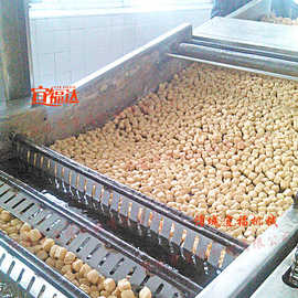 供应豆泡油炸机/豆泡油炸生产线价格/油豆腐油炸生产线品牌 图片
