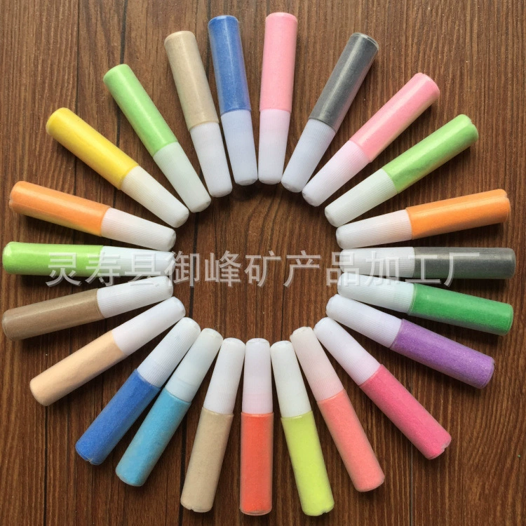 Заводская поставка 10 г цветного песка в бутылках детская Песочная живопись в бутылках окрашенного цветного песка