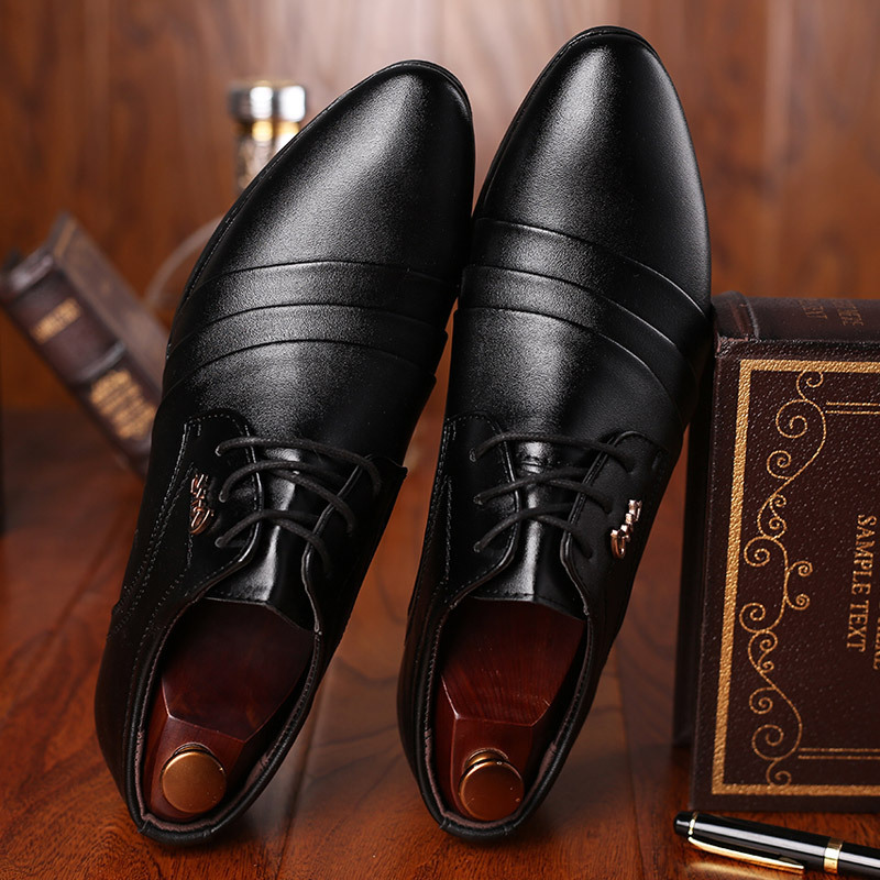 2021 New Men's Business Formal Leather Shoes Pointed Toe Slip-On Casual Shoes Men's Wedding Shoes Dropshipping 2021 New Men's Business Formal Leather Shoes Pointed Toe Slip-On Casual Shoes Men's Wedding Shoes Dropshipping