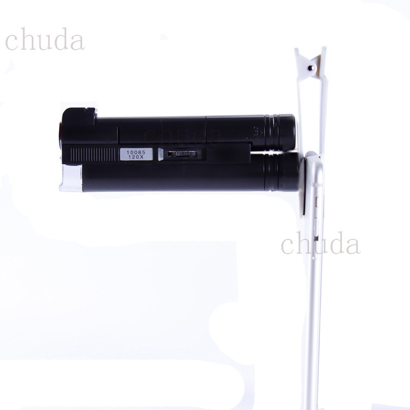 楚达120倍手机放大镜 显微镜 带皮套礼盒装看银丝裤 缅甸玉石鉴定