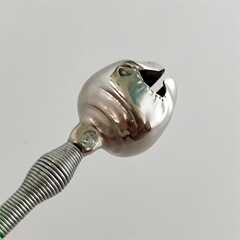 戶外釣魚鈴鐺 螺旋鉚釘單小鈴鐺 直簧棗核簧釣魚鈴鐺  單鈴檔批發