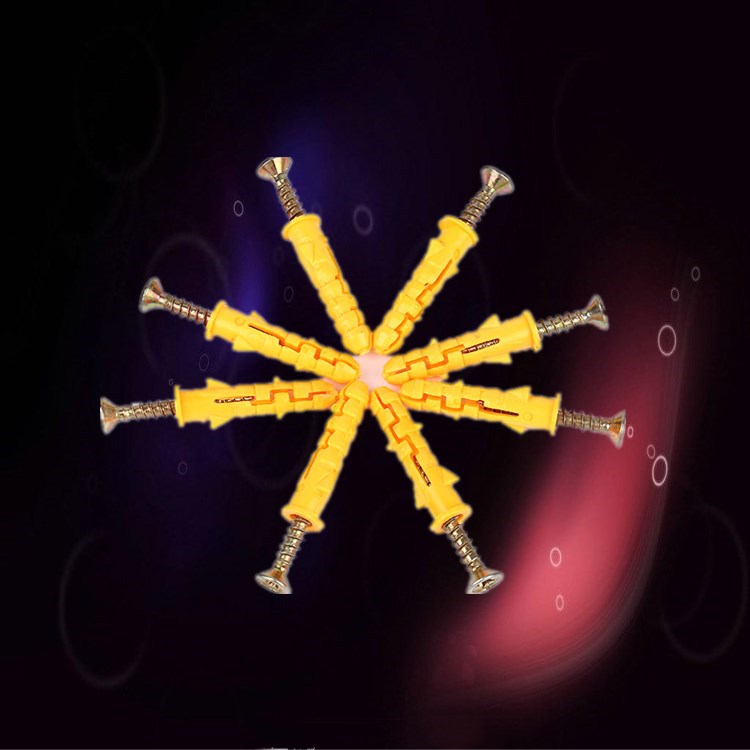 大量供应膨胀管8mm小黄鱼膨胀栓膨胀螺塞塑料螺栓批发鱼形膨胀管