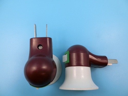 Pipe type e27 screw lamp holder plug-in conversion lamp holder with switch night light socket led lamp holder manufacturer wholesale