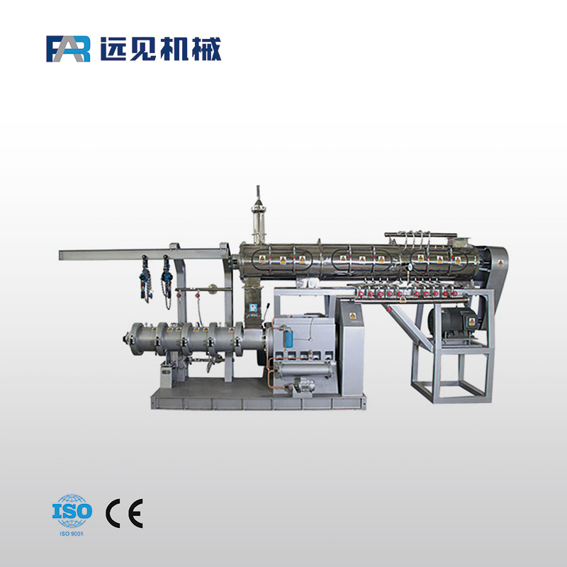 供应双轴水产饲料膨化机 饲料加工机械 饲料玉米膨化机