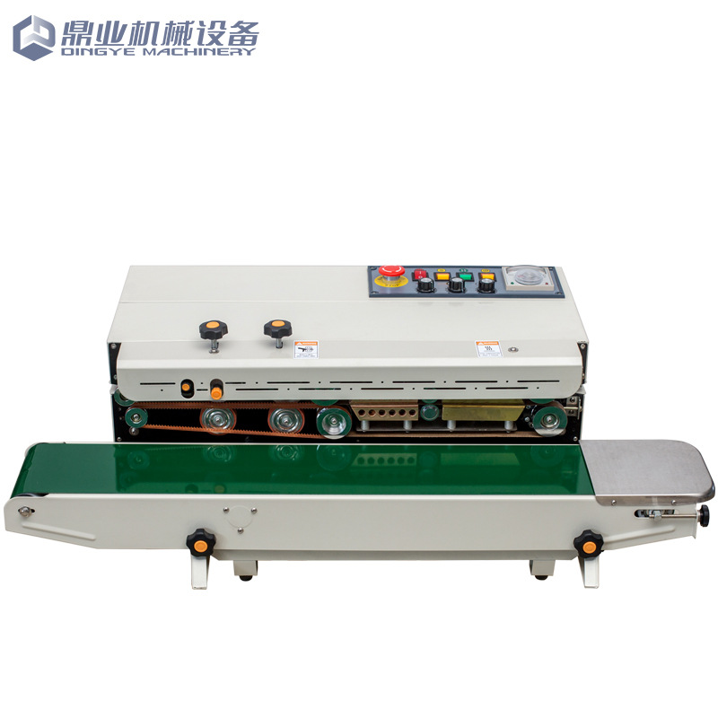 Dingye FRD - 1000L profundizar la impresión de la rueda de tinta interna máquina de sellado continua automática máquina de sellado de bolsas de plástico image 6