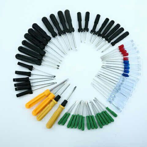 五金工具十字一字3寸水晶螺丝刀小型十字螺丝刀赠品螺丝刀两