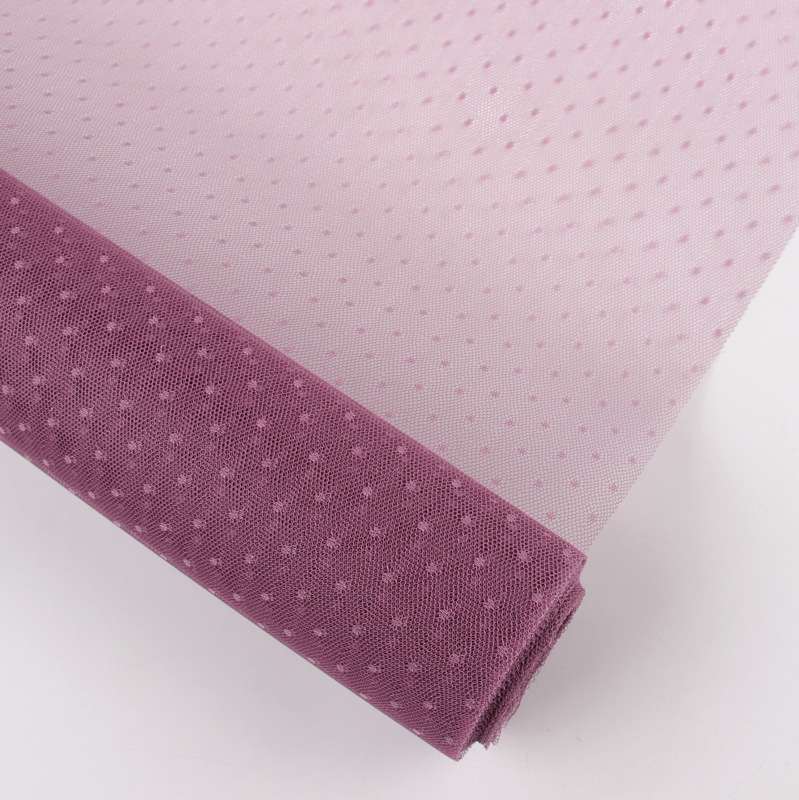 Nueva Corea del Sur multicolor translúcido malla punto hilo boda flor tienda Rosa ramo malla material de papel de embalaje