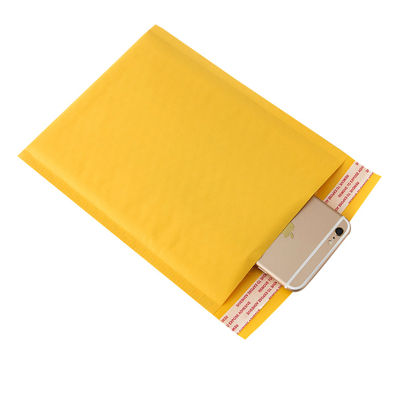 Bolso de burbuja de papel Kraft grueso amarillo Bolsa De sobre de burbuja bolsa de embalaje de ropa bolsa de embalaje impermeable bolsa de embalaje de libro