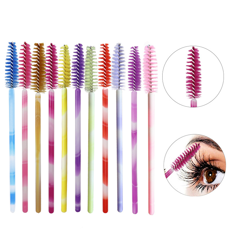 Nylon two-color brush for eyelashes