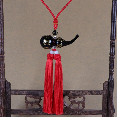 hanging insurance company gift foreign – Car hanging - new-red-tassel-black
