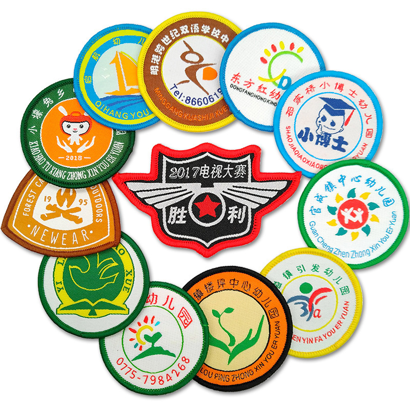 Wholesale Computer Embroider Badge Clothing Accessories Embroider Armband Badge Adhesive Velcro Woven Label LOGO Armband Wholesale Computer Embroider Badge Clothing Accessories Embroider Armband Badge Adhesive Velcro Woven Label LOGO Armband