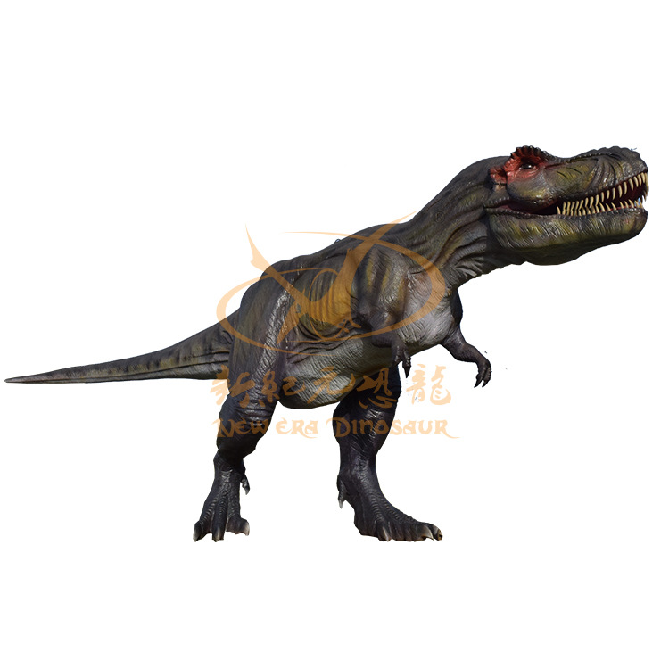 Nuevo dinosaurio de simulación a gran escala T. rex Dinosaurio eléctrico llamado modelo de movimiento del parque de atracciones del paisaje modelo de triceratosaurio