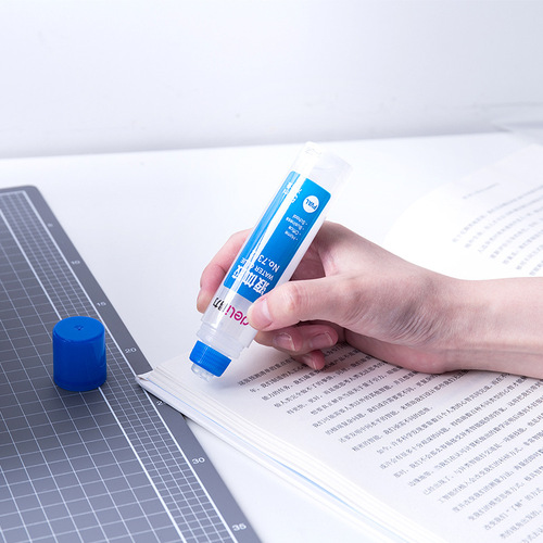 Deli 7302 liquid glue student transparent handmade strong glue office supplies 50ml solid safety glue