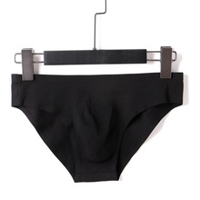 新品 男士3D激凸三角内裤 无痕舒适精选棉莫代尔时尚低腰款三角裤