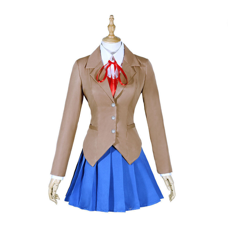 DokiDoki Literature Club heartbeat Literature Club cos suit Monica cosplay costume DokiDoki Literature Club heartbeat Literature Club cos suit Monica cosplay costume