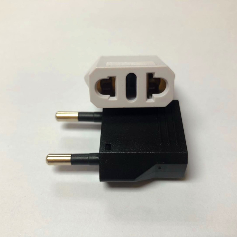 Adaptador de enchufe estándar europeo y americano, cobre puro, uso doméstico