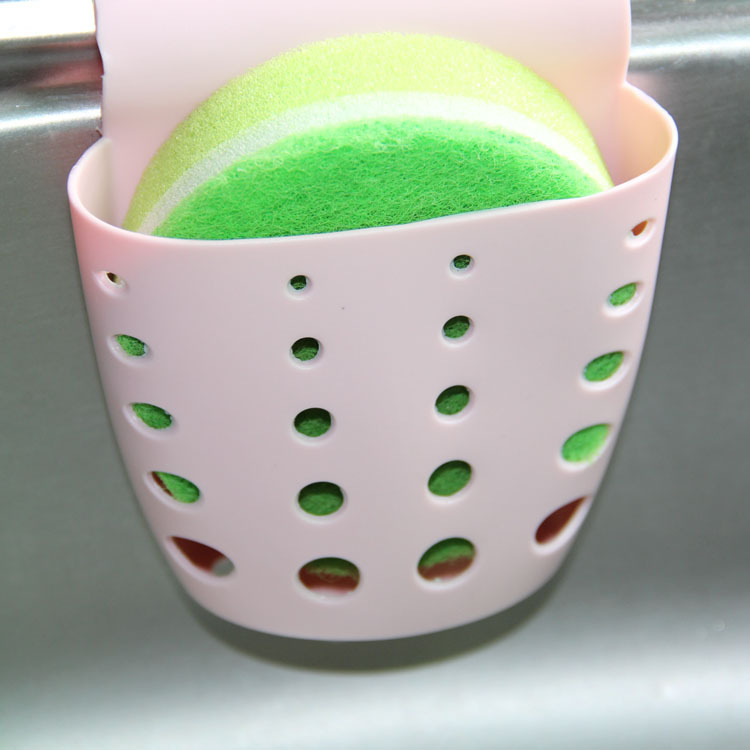 Suministros de cocina fregadero de almacenamiento de esponja drenaje bolsa colgante sillín de doble uso sundries drenaje cesta de almacenamiento rack