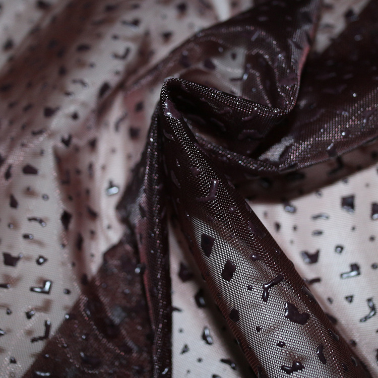 环保滴塑防滑宽幅经编全涤网布air mesh床垫布三明治网眼布