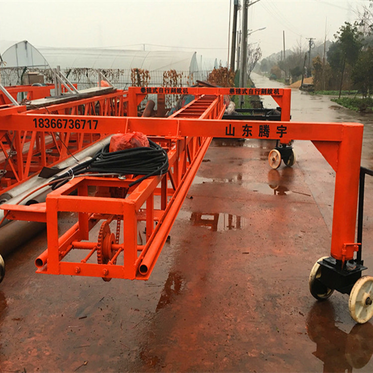 大型自行式桁架刻纹机 高速公路悬挂式防滑刻纹机 高速路面刻纹机