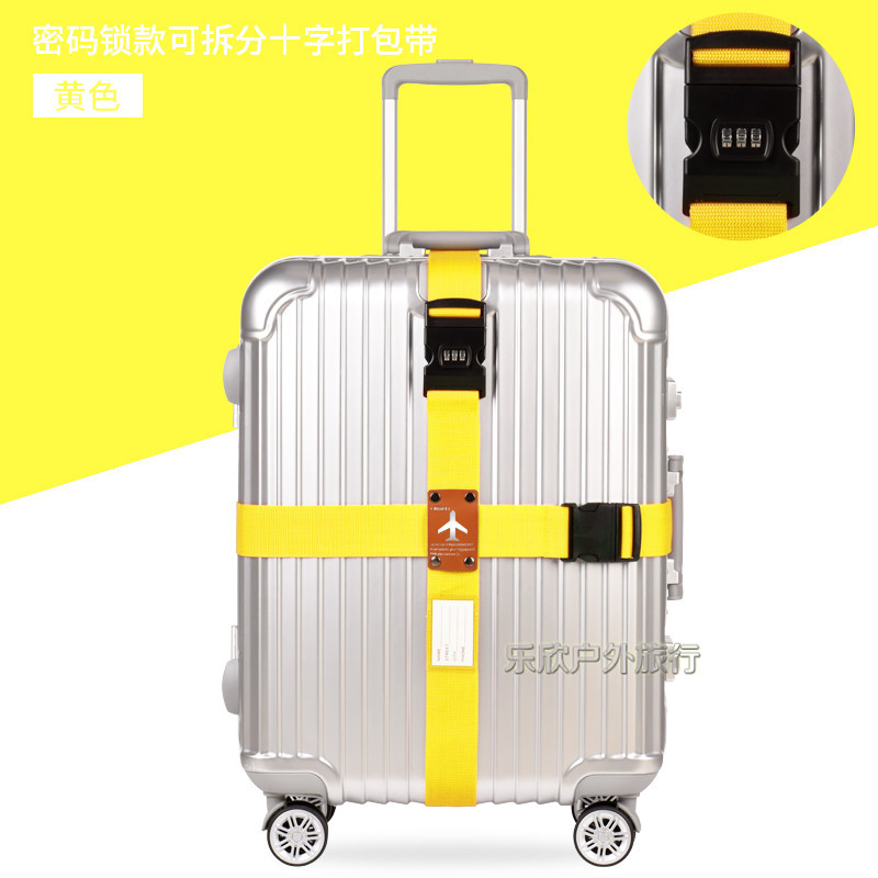 Itravel contraseña Cruz maleta Correa caja de la carretilla correa de embalaje correa de equipaje suministros de viaje