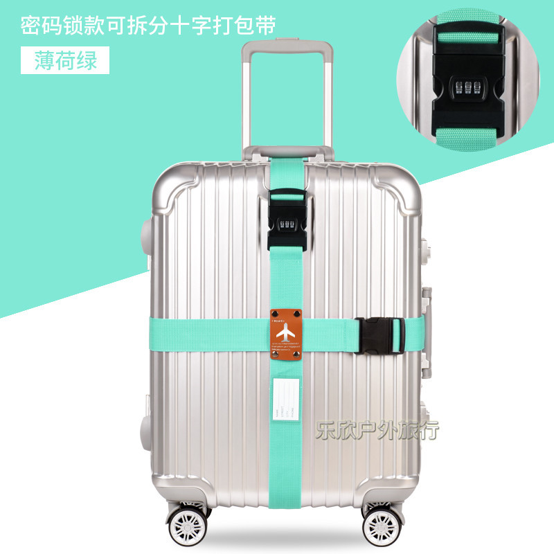Itravel contraseña Cruz maleta Correa caja de la carretilla correa de embalaje correa de equipaje suministros de viaje