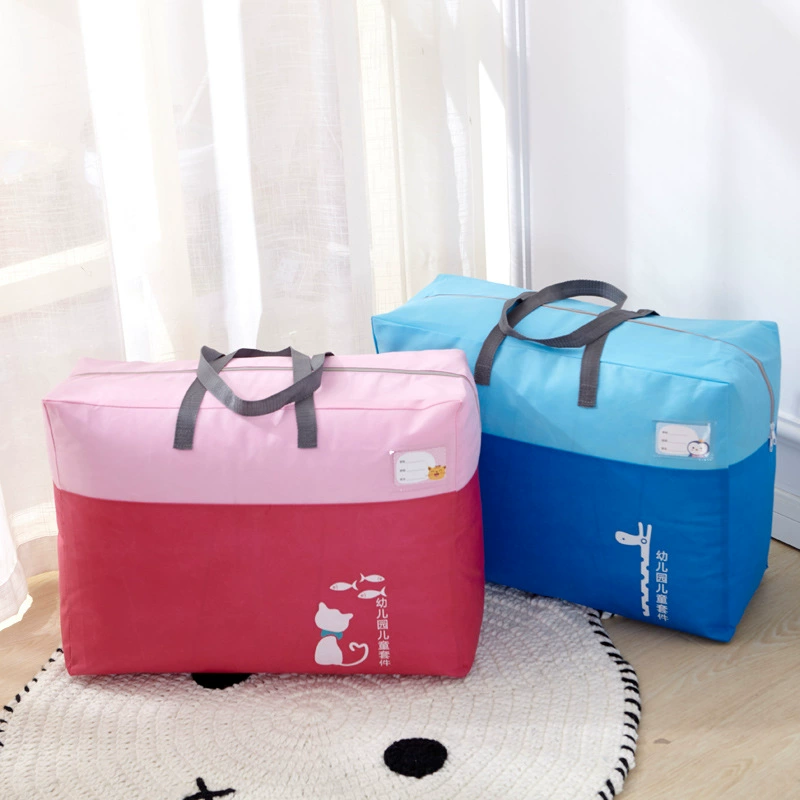 Детский сад одеяло портативная упаковочная сумка с логотипом Милая Нетканая сумка для обеда прямые продажи с фабрики