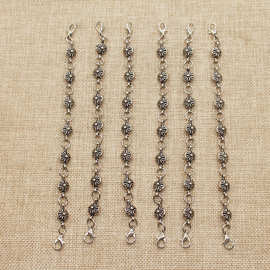 diy克罗复古十字架项链挂件 手机壳箱包五金链条饰品配件龙虾扣