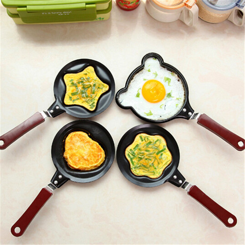 Mini heart-shaped omelette pan non-stick pan small frying pan omelette pan mold creative Korean breakfast pan