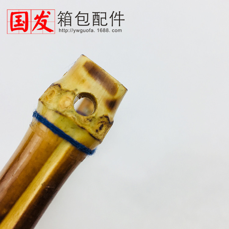 [agujero izquierdo y derecho] 15.5cm mano de bambú natural carbón quemado color de bambú bruto comercio exterior mano de bambú boutique