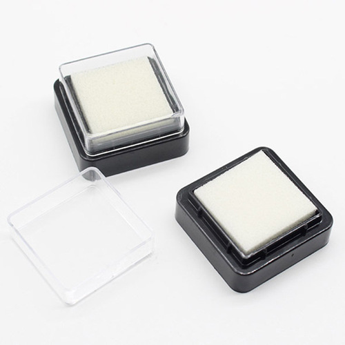 Blank ink pad DIY ink pad 3*3CM creative stationery blank ink pad ink