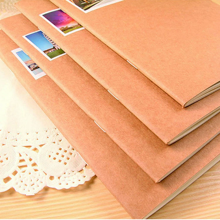 A5 ностальгическая ретро крафт-бумага с мягкой поверхностью, студенческий маленький свежий дневник для верховой езды, 32 открытых линии, малая партия, индивидуальная настройка