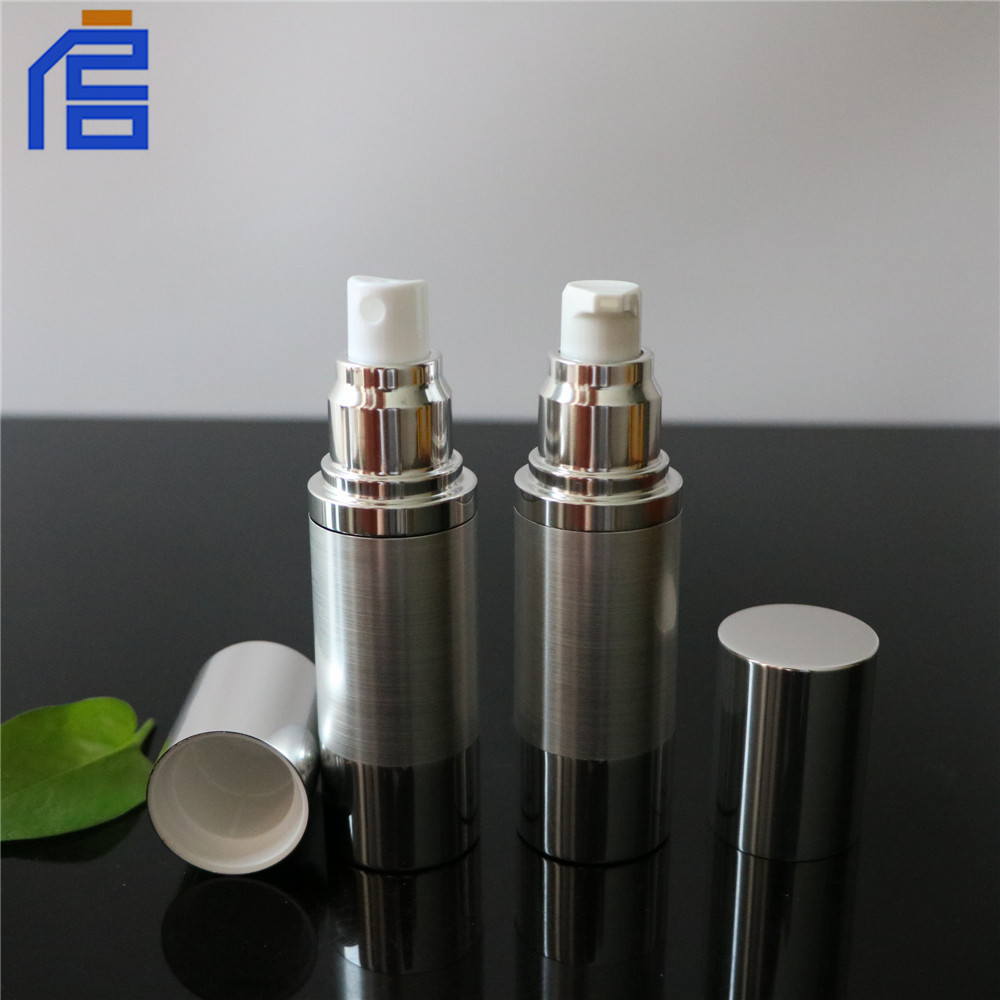 厂家供应15ml电化铝铝塑真空乳液瓶BB霜 塑料精华保湿粉底瓶批发