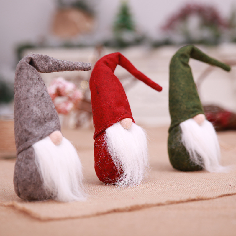Christmas decorations faceless doll European and American style Old Man doll ornaments children's creative plush toys_voghion.com
