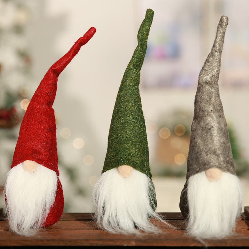 Christmas decorations faceless doll European and American style Old Man doll ornaments children's creative plush toys_voghion.com