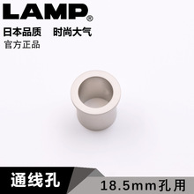 lamp蓝普黄铜通线孔线孔盖穿线盒仪器设备穿线孔过线CHC-22WB