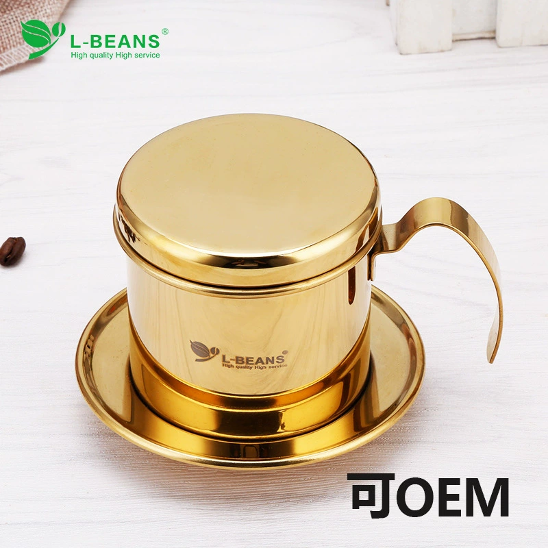  Vietnamese pot coffee hand dripping leak pot drip filter coffee pot hand punch coffee pot drip filter cup hand rushing coffee pot