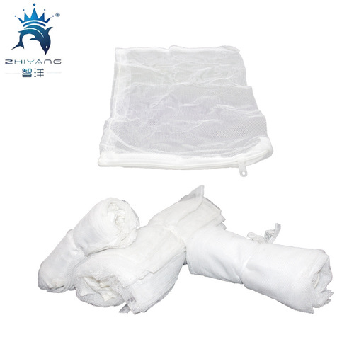 Fish tank filter material nylon bag, aquarium filter mesh bag, fish tank supplies, active ceramic zipper mesh bag