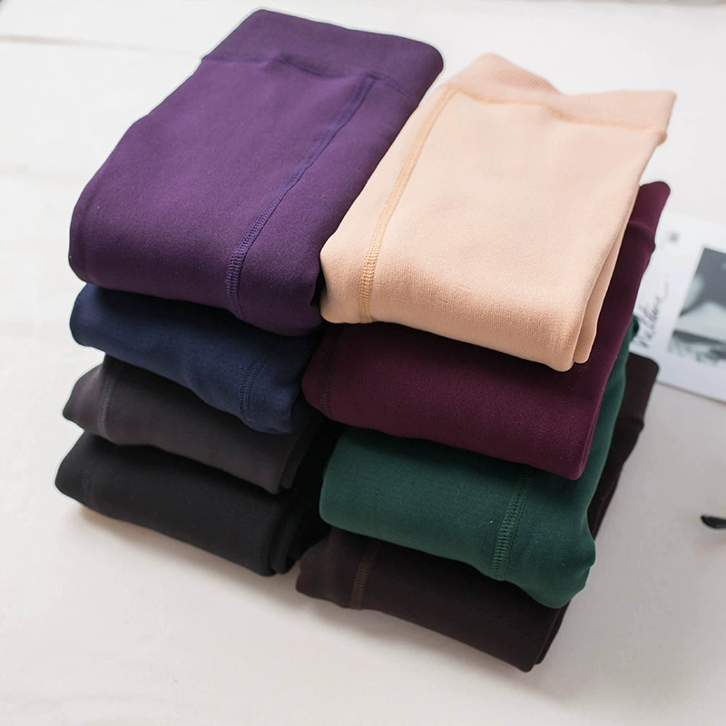 Warm tights, leggings, velvet overall from pearl, trousers, plus size, wholesale
