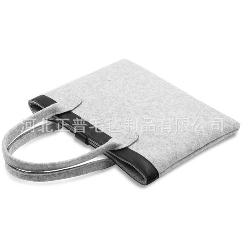 13/14/15/15.6/17.3寸男女皮革毛毡手提笔记本电脑包