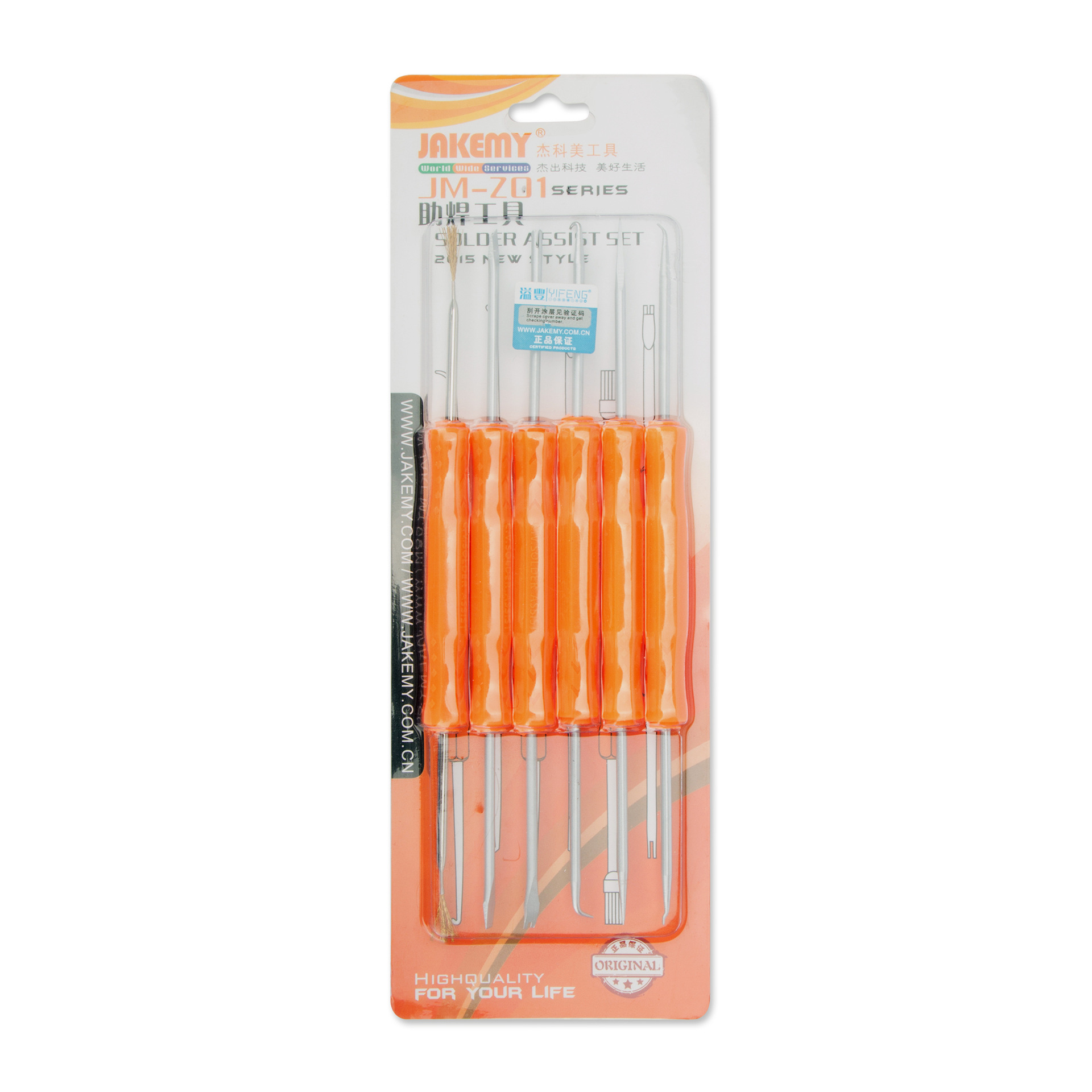 批发 JM-Z01 6合1 电子产品 芯片 助焊工具套装
