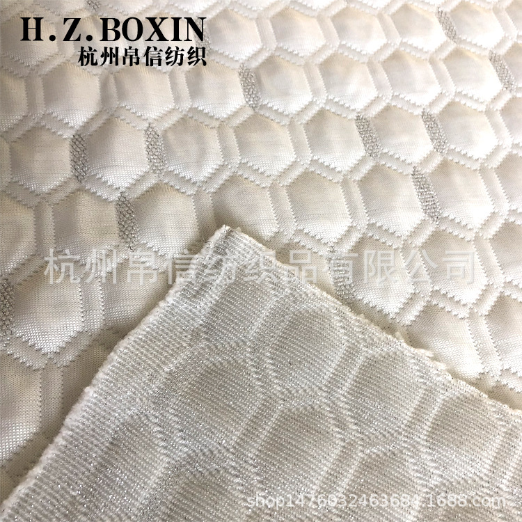 空气层床垫提花布 全棉乳胶枕靠枕儿童枕面料