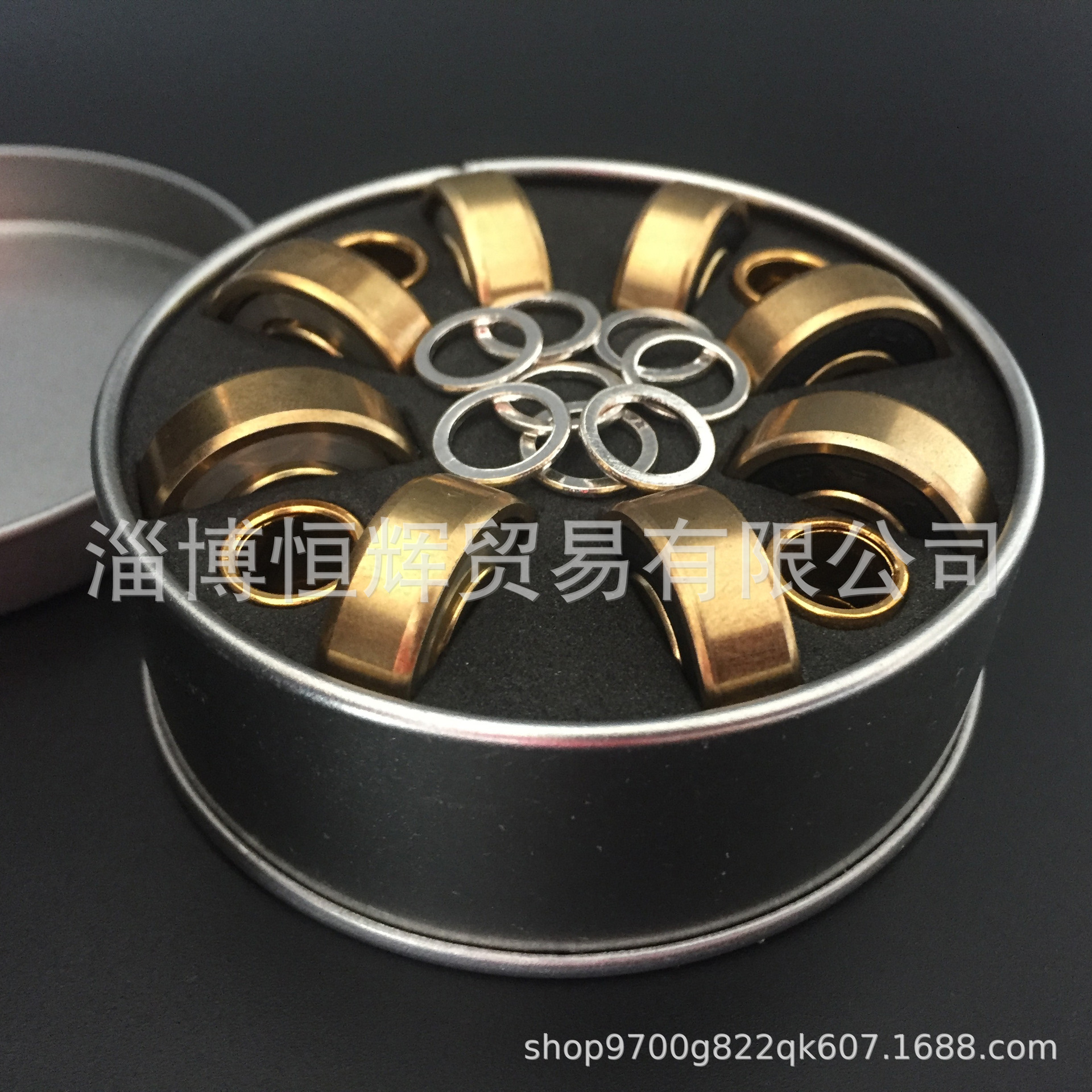 现货批发高转速滑板轴承镀钛轴承轮滑鞋电动滑板车轴承608