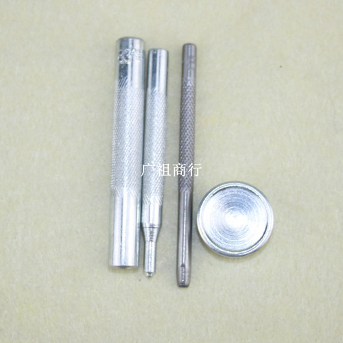 Rivet Tool Set Metal Pop Rivet Hand Tapping Tool Kit Snap Fastener Clasp Five-Prong Clasp Denim Button Riveting Tool