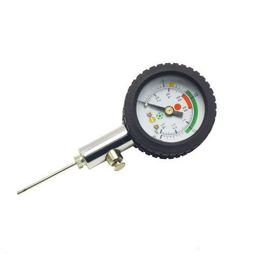 Ball pressure gauge Pointer type soccer basketball volleyball referee pressure gauge Professional metal gas pressure measuring device