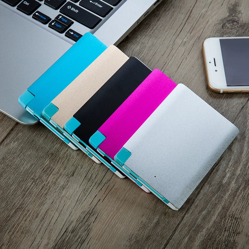 Zhuoshang интеллектуальные технологии миниатюрный банк питания набор компании подарок реклама металл маленькая карта Мобильный блок питания