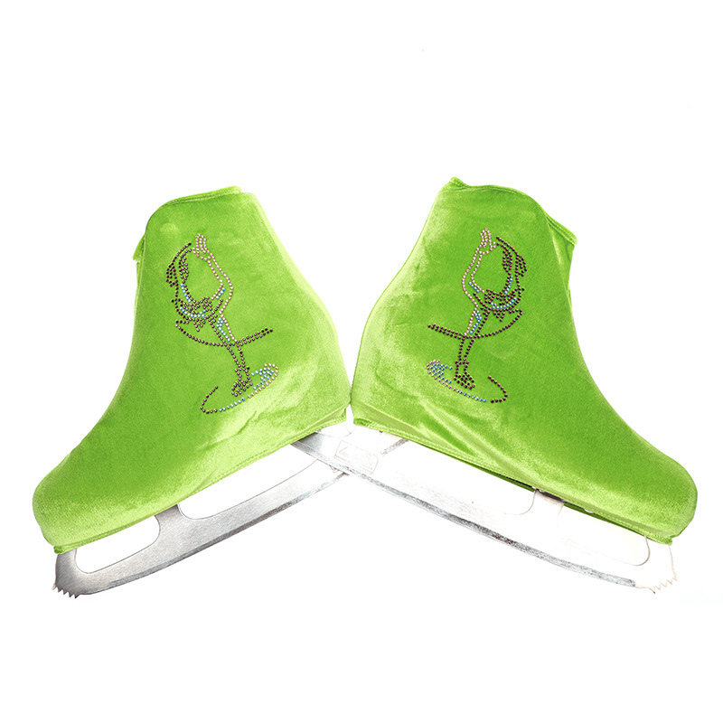 24-color profesional figura patinaje zapato cubierta coreano terciopelo estiramiento hombres y mujeres patinaje sobre ruedas zapato cubierta exportación punto y coma 20