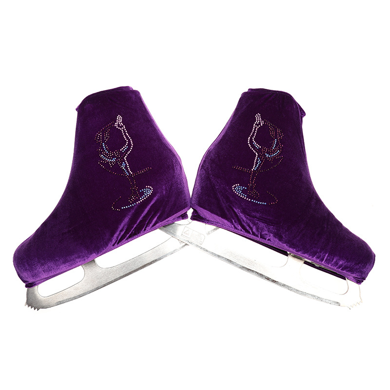 24-color profesional figura patinaje zapato cubierta coreano terciopelo estiramiento hombres y mujeres patinaje sobre ruedas zapato cubierta exportación punto y coma 20