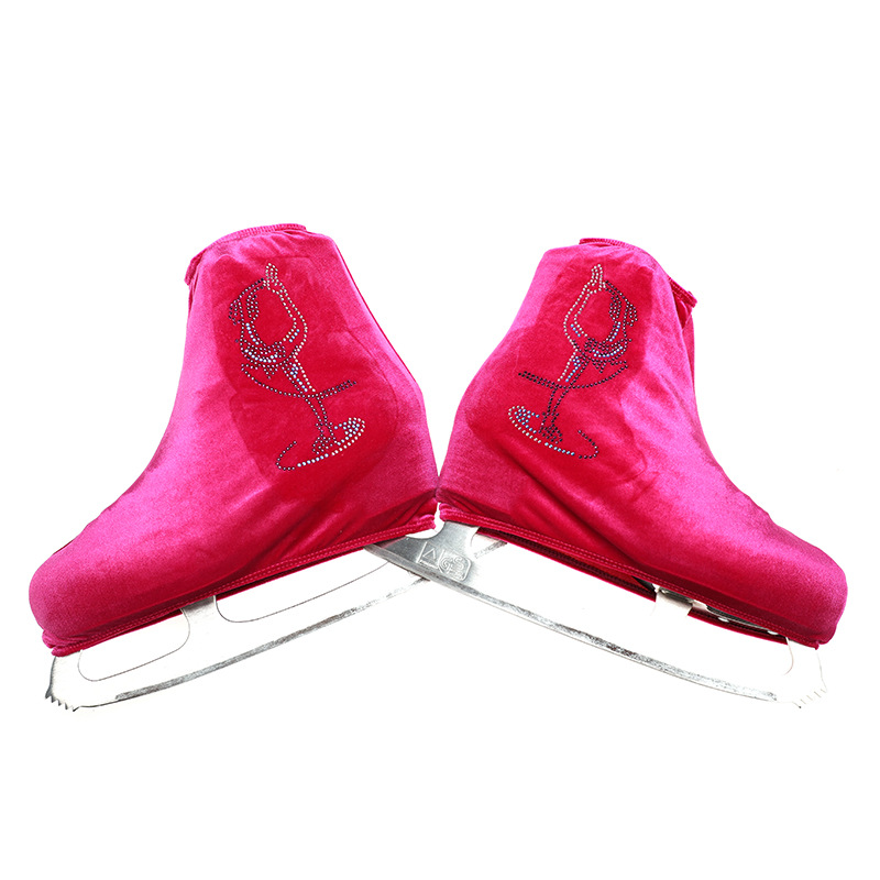 24-color profesional figura patinaje zapato cubierta coreano terciopelo estiramiento hombres y mujeres patinaje sobre ruedas zapato cubierta exportación punto y coma 20